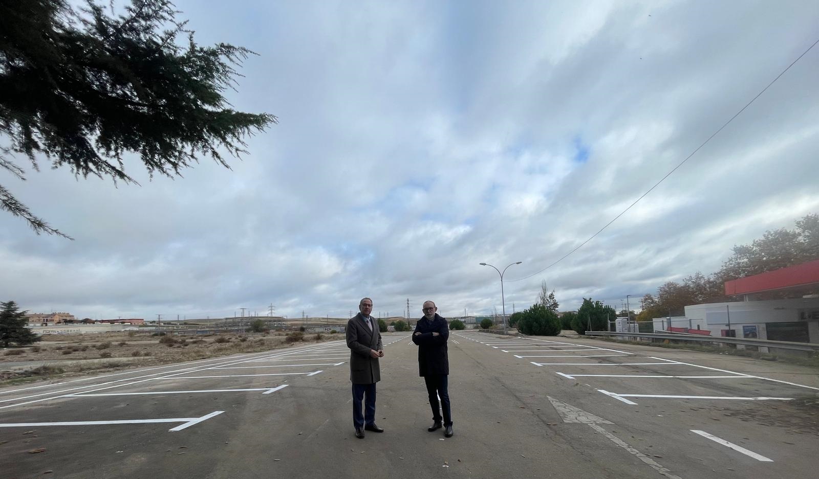 Aparcamiento provisional en los terrenos del antiguo Mercasalamanca