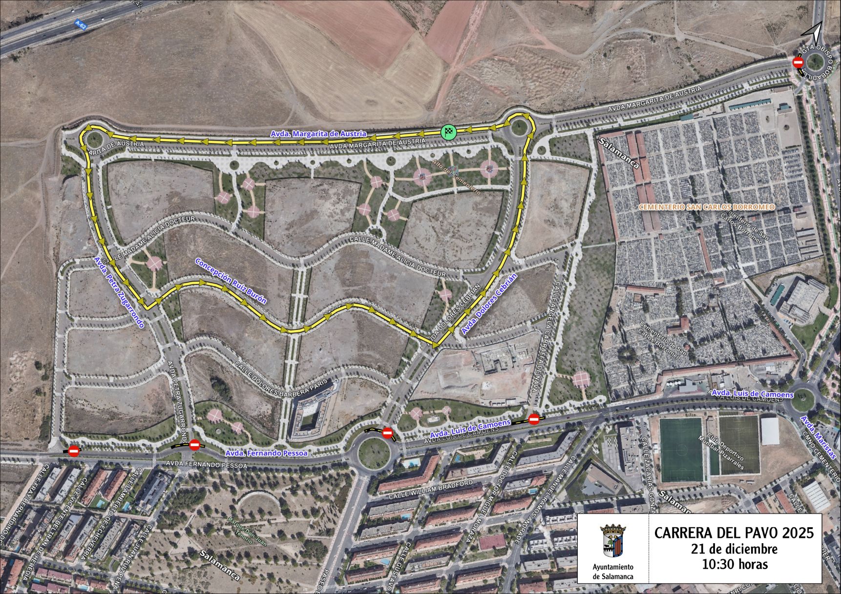 Cortes de tráfico por la Carrera del Pavo