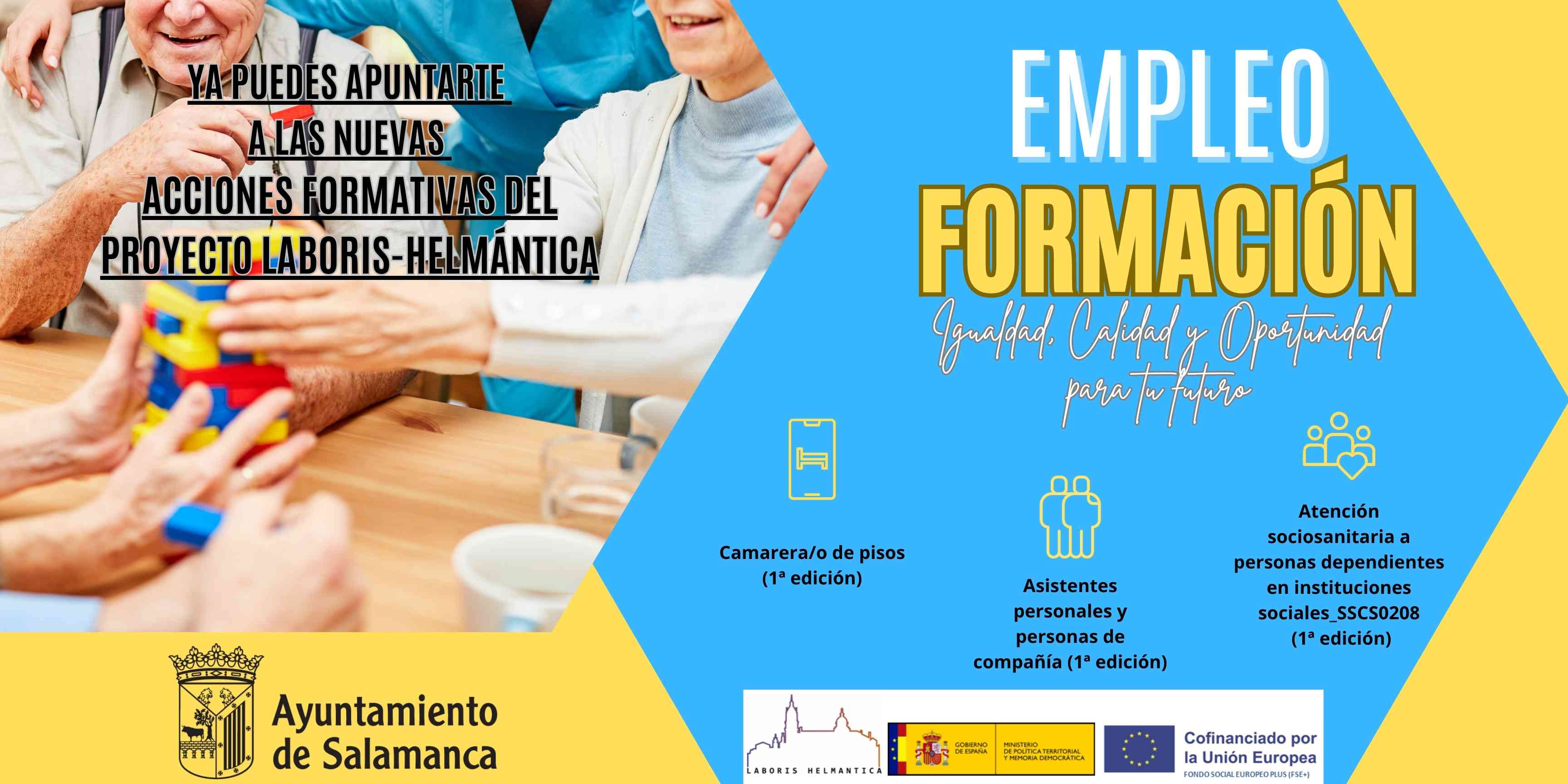 NUEVAS CONVOCATORIAS CURSOS LABORIS HELMANTICA