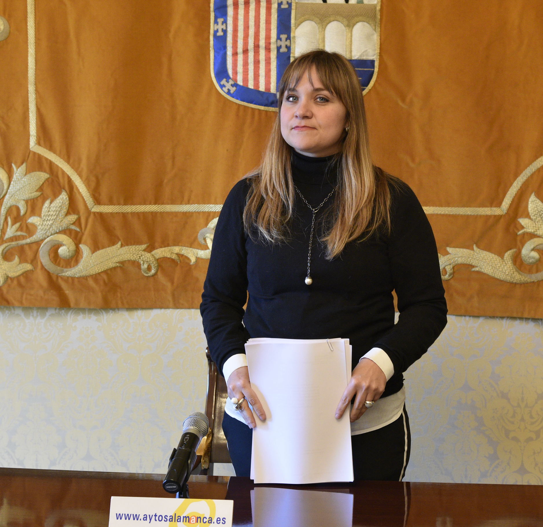 La Concejala de Juventud  Maria del Gozo Merino