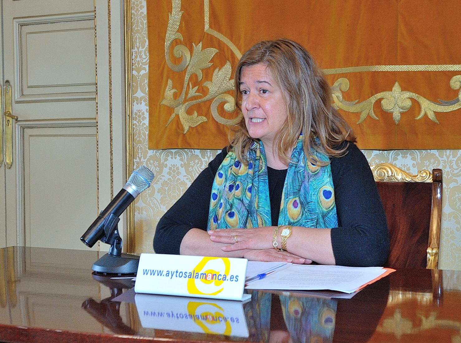 La Concejala de Participacion Social y Voluntariado  Carmen Sanchez Bellota