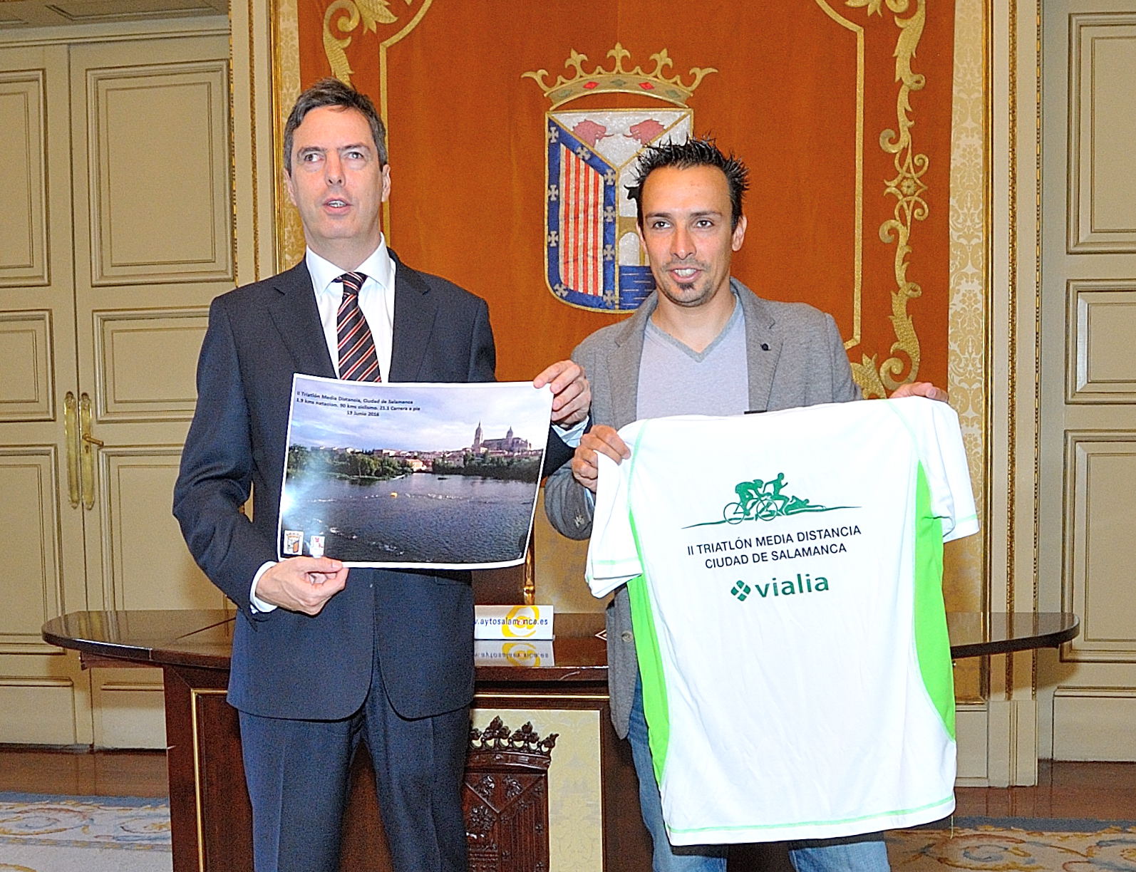 Presentacion de la prueba por el Concejal de Deportes
