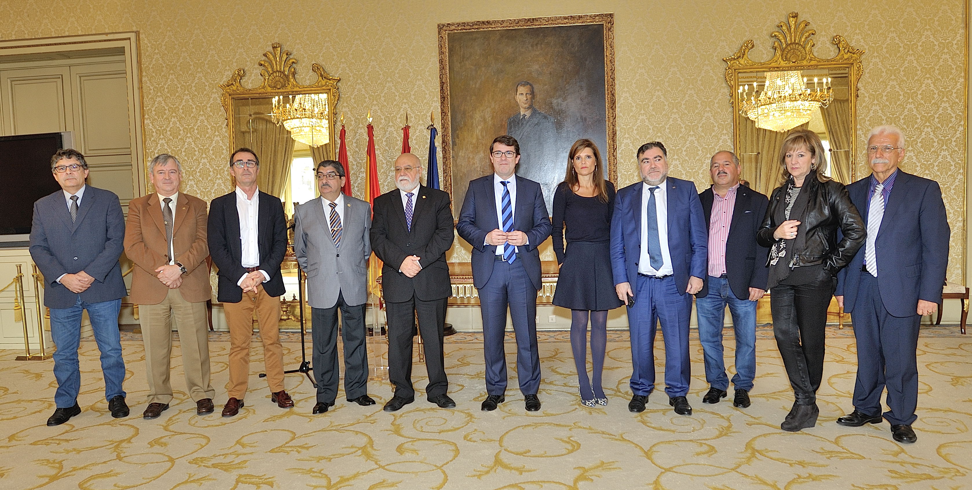 Recepcion a a los presidentes de los Colegios de Agentes Comerciales de Castilla y Leon