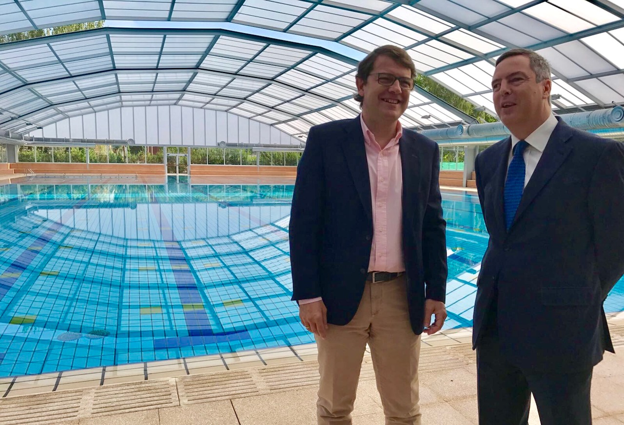 Alfonso Fernandez Manueco visito las mejoras en las instalaciones