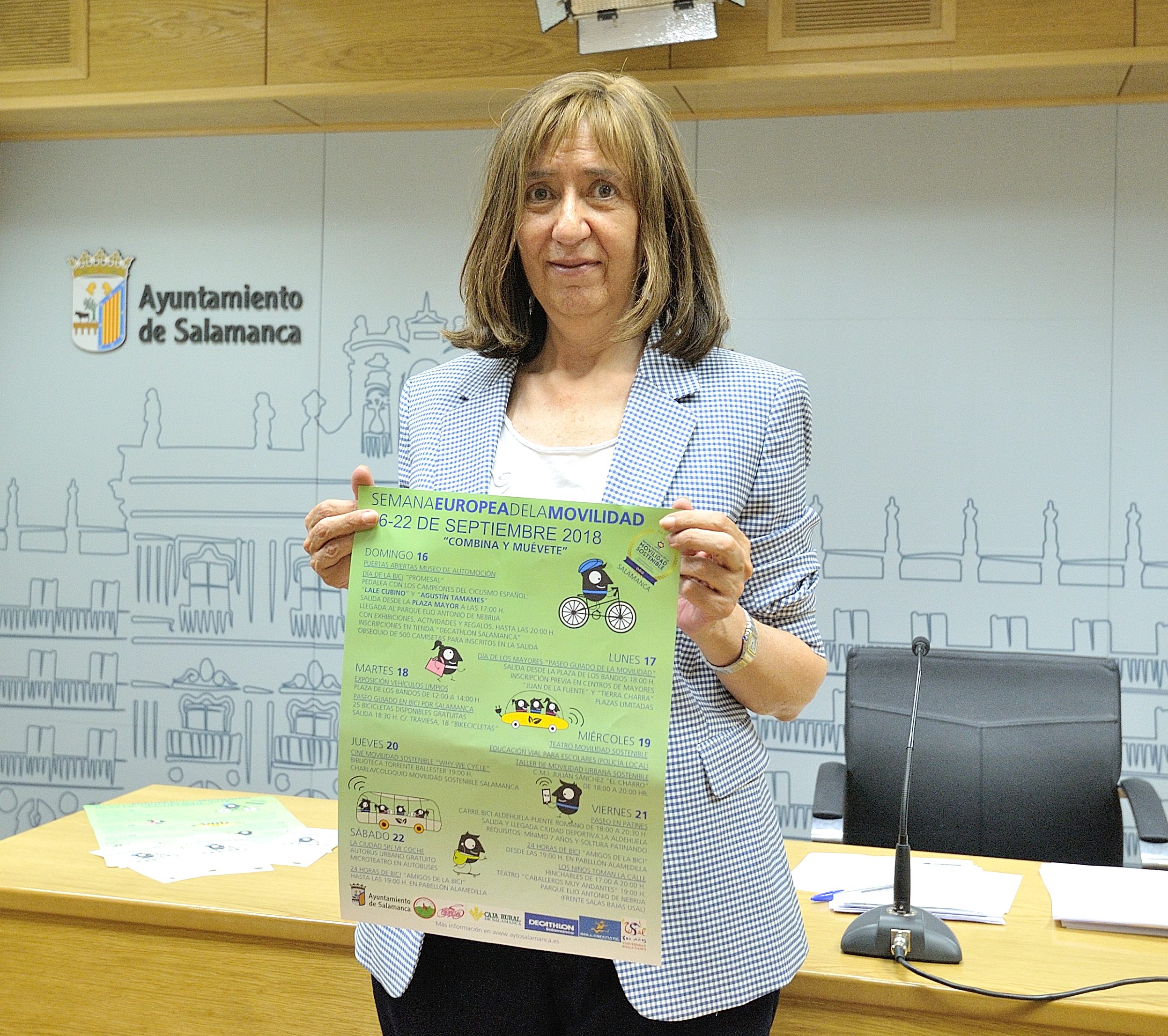 La Concejala de Medio Ambiente  Maria Jose Fresnadillo