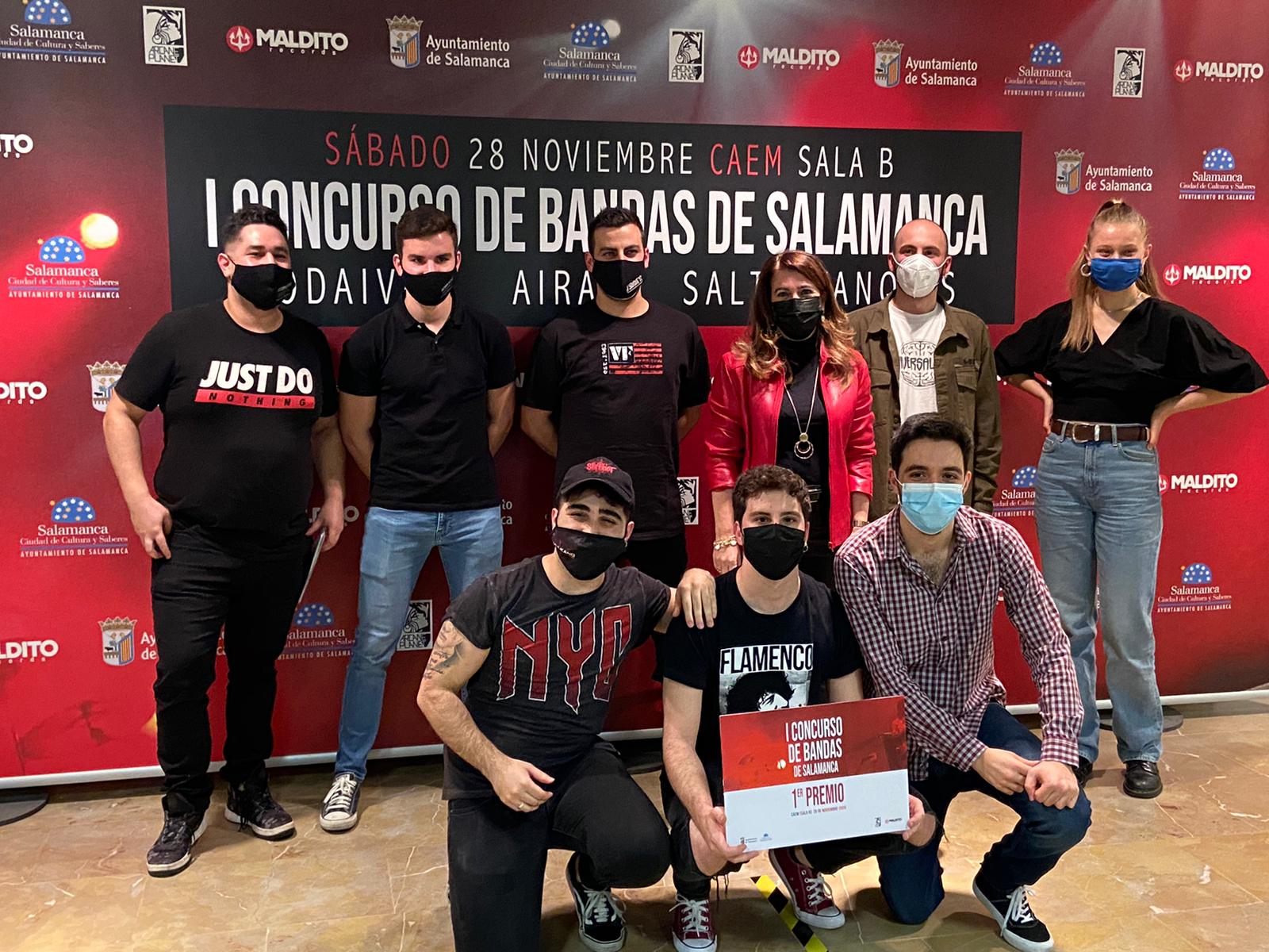 Ganadores de la gala final del Concurso de Bandas
