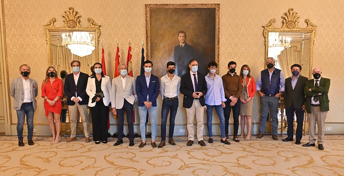 Recepcion a los novilleros y ganaderos participantes en el Circuito de Novilladas de CyL