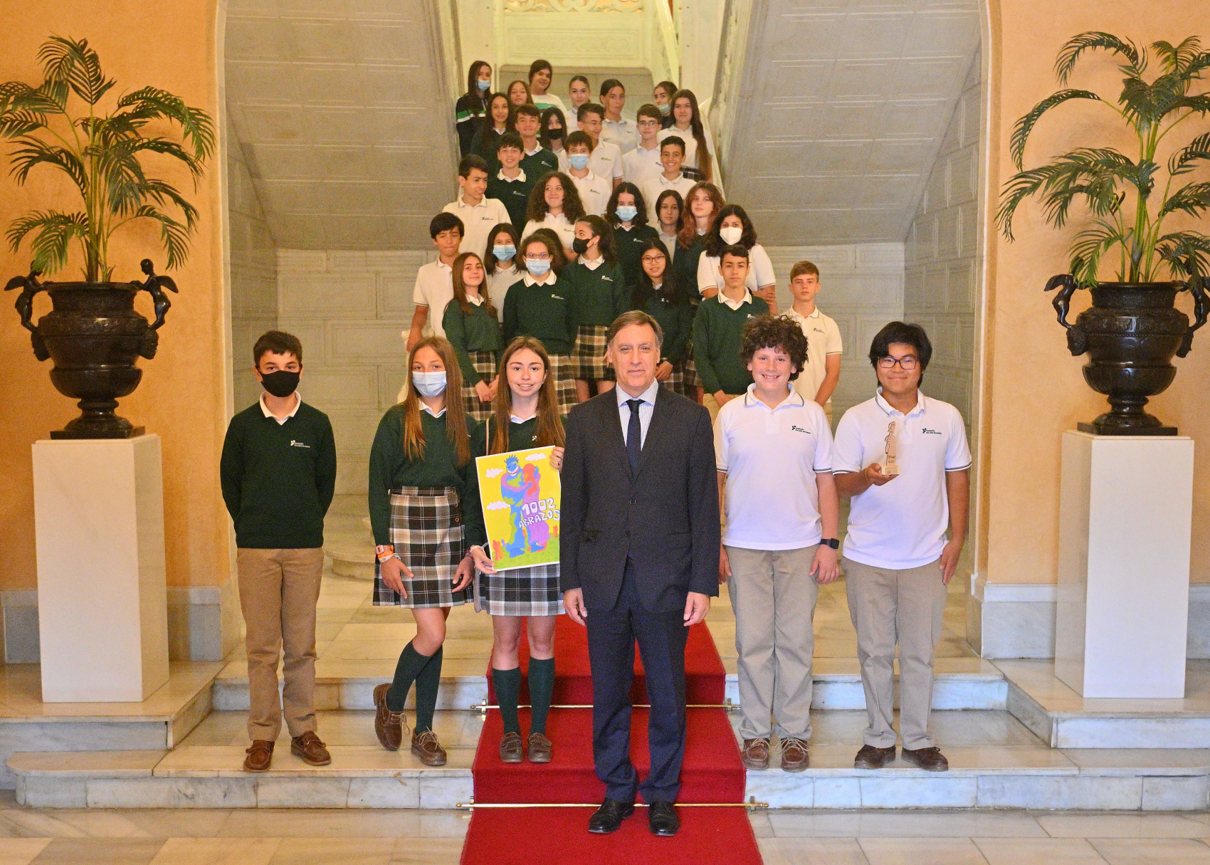 Recepcion a los alumnos de segundo de ESO del Colegio Santa Teresa de Jesus