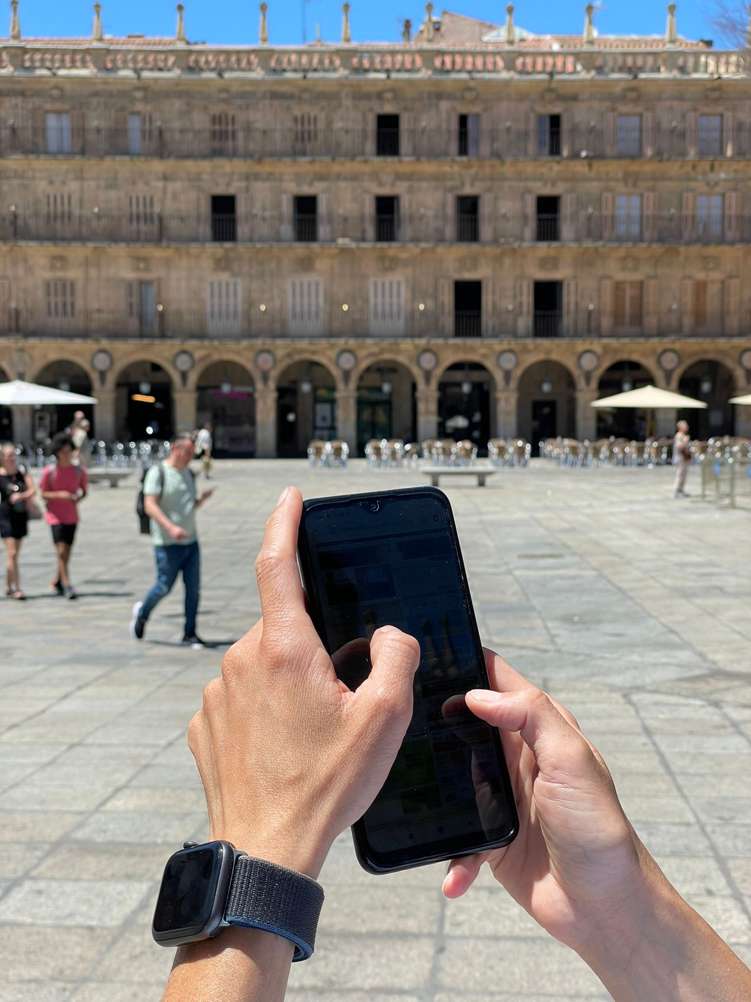 Wi-Fi municipal gratuito en la Plaza Mayor y la de Anaya