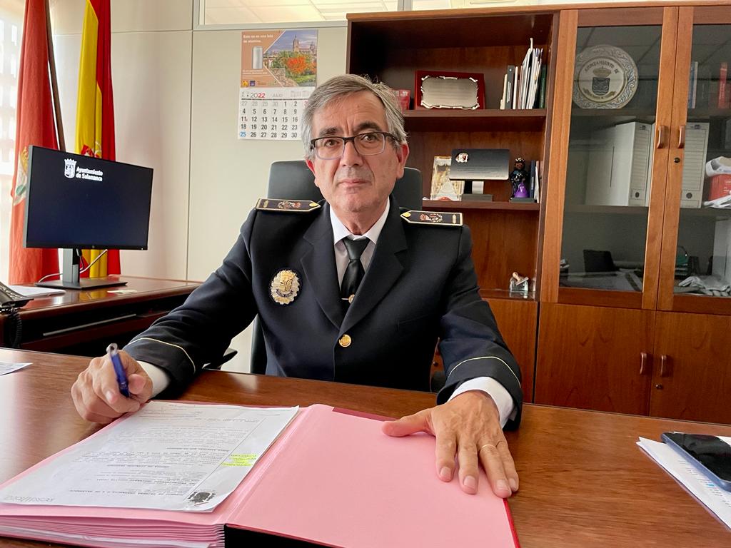 Jesus Esteban del Rey  nuevo jefe de la Policia Local de Salamanca