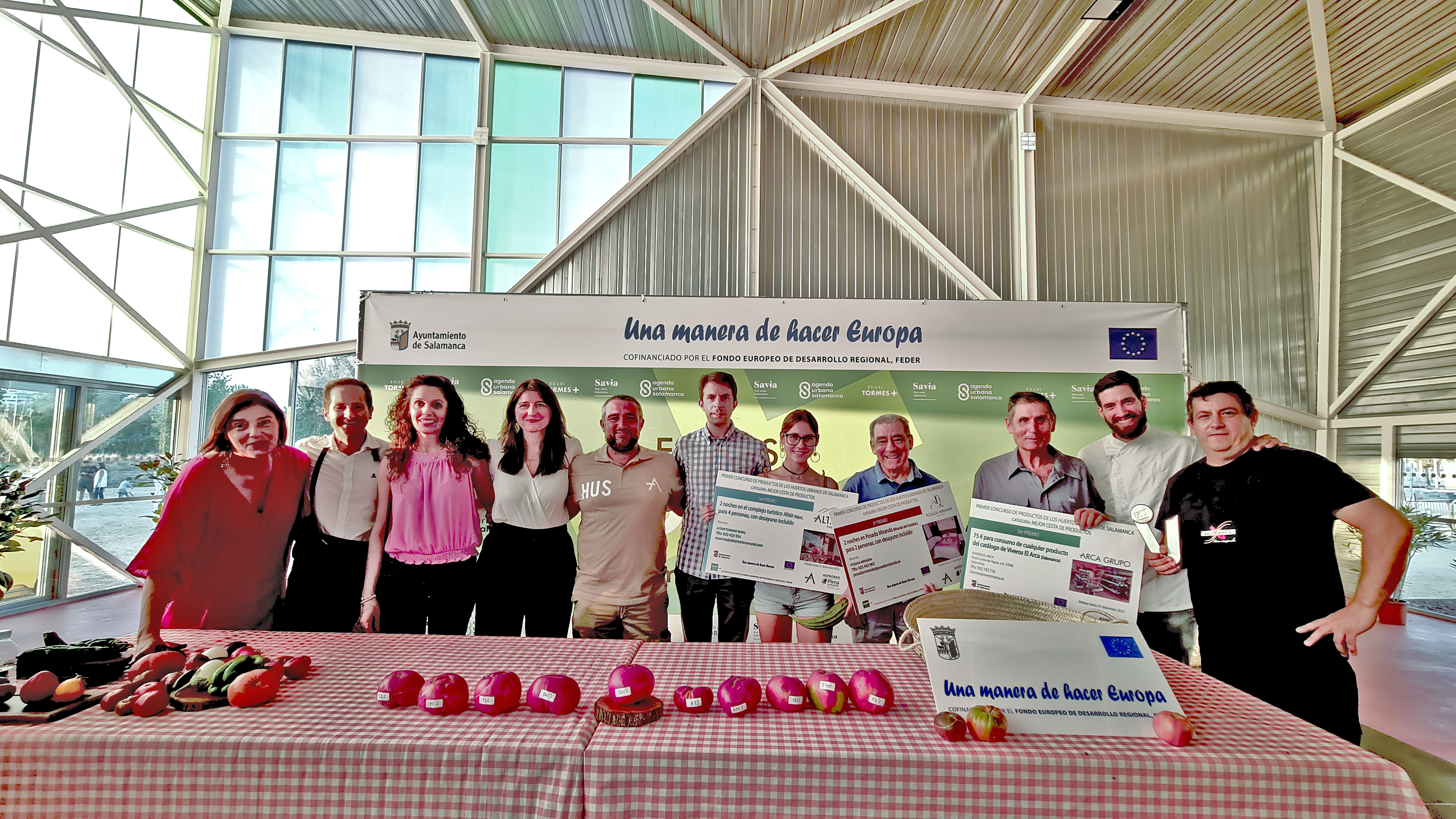 Ganadores del primer Concurso de Productos de los Huertos Urbanos  EDUSI TORMES