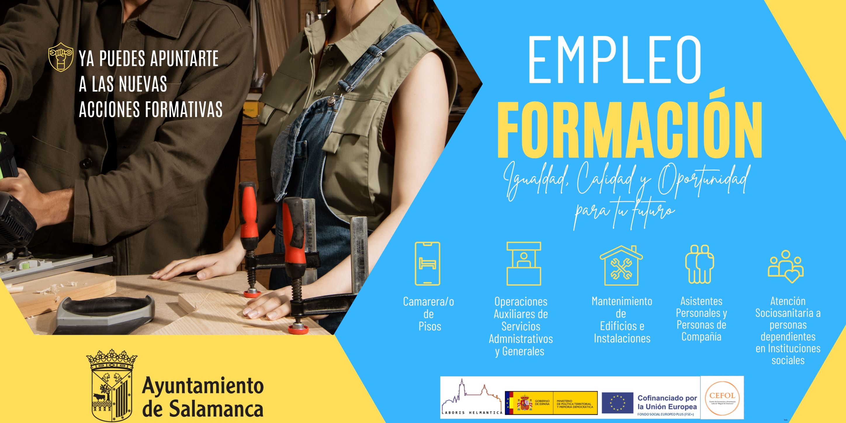 CONVOCATORIAS EN VIGOR ACCIONES FORMATIVAS 