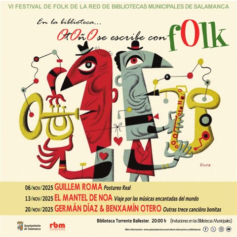 VI Festival de Folk. En la Biblioteca... OTOÑO se escribe con FOLK
